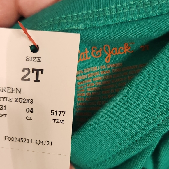 Cat & Jack St Patricks Day Set - Picture 5 of 7